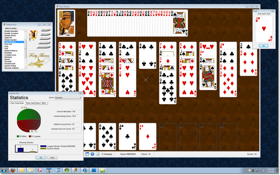 Click to view Solitaire Plus! 3.0 screenshot