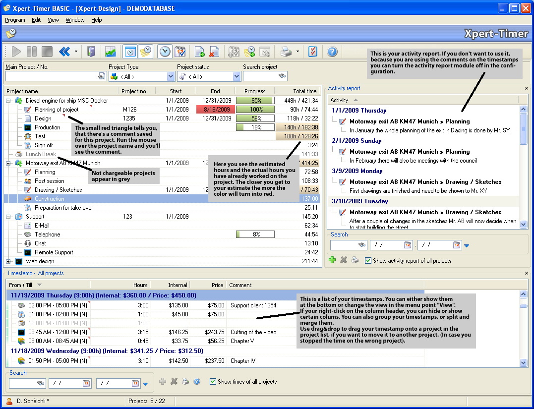 Click to view Xpert-Timer Basic 3.0.1 screenshot