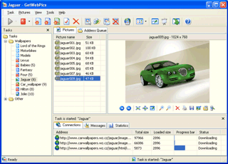 Click to view GetWebPics Pro 2.9 screenshot