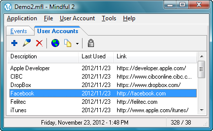 Click to view Mindful 2.2.0.0 screenshot