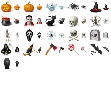 Click to view Desktop Halloween Icons 2013.1 screenshot