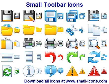 Click to view Small Toolbar Icons 2013.1 screenshot