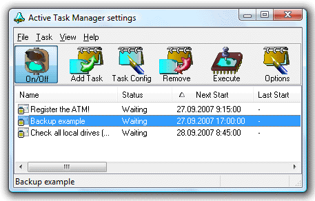 Click to view Active Task Manager 1.70 screenshot
