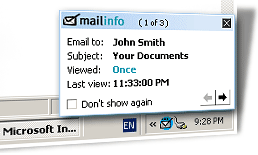 Click to view Mailinfo 3.0 screenshot