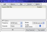 Click to view NBFree WMA to MP3 Converter 2.0 screenshot