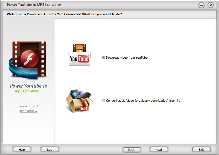 Click to view Power YouTube to MP3 Converter 3.7.7 screenshot